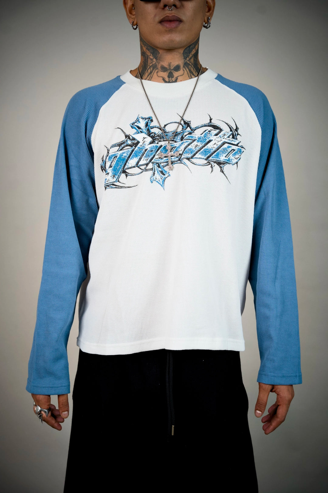 Ghetto Waffles Pack Raglan Long Sleeve – Waffle Knit Tee | Ghetto
