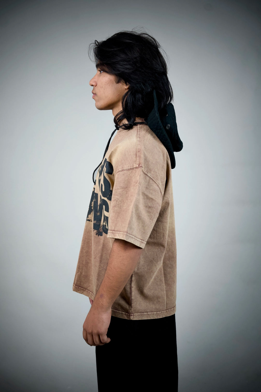 Faded Rage “Rage Is Feeling” Acid Wash Tee – Tan | Ghetto