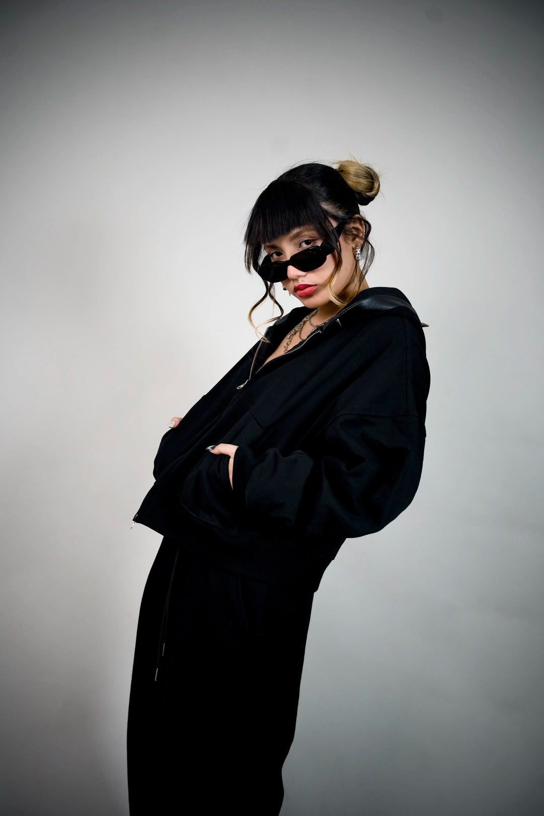Last Rites Oversized Black Zip Hoodie – Hooded Streetwear | Ghetto