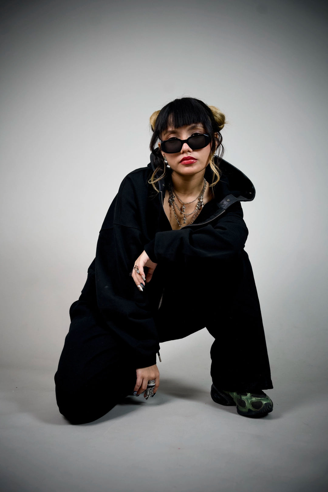 Last Rites Oversized Black Zip Hoodie – Hooded Streetwear | Ghetto