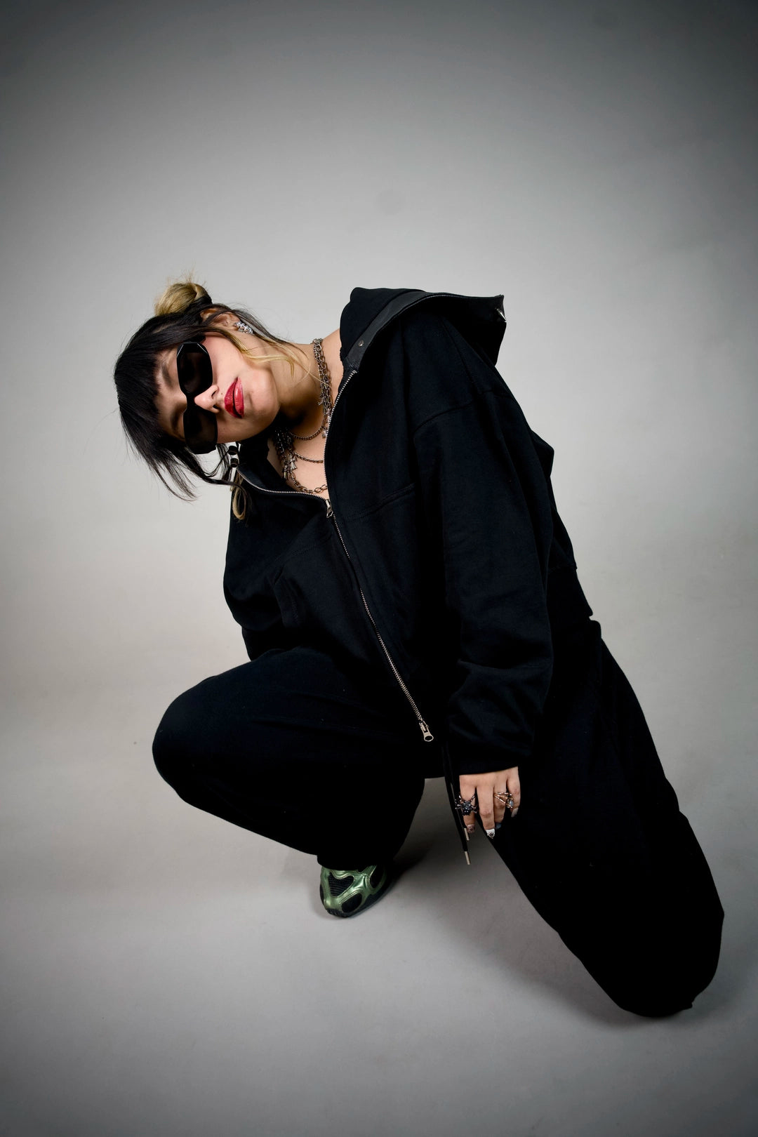 Last Rites Oversized Black Zip Hoodie – Hooded Streetwear | Ghetto