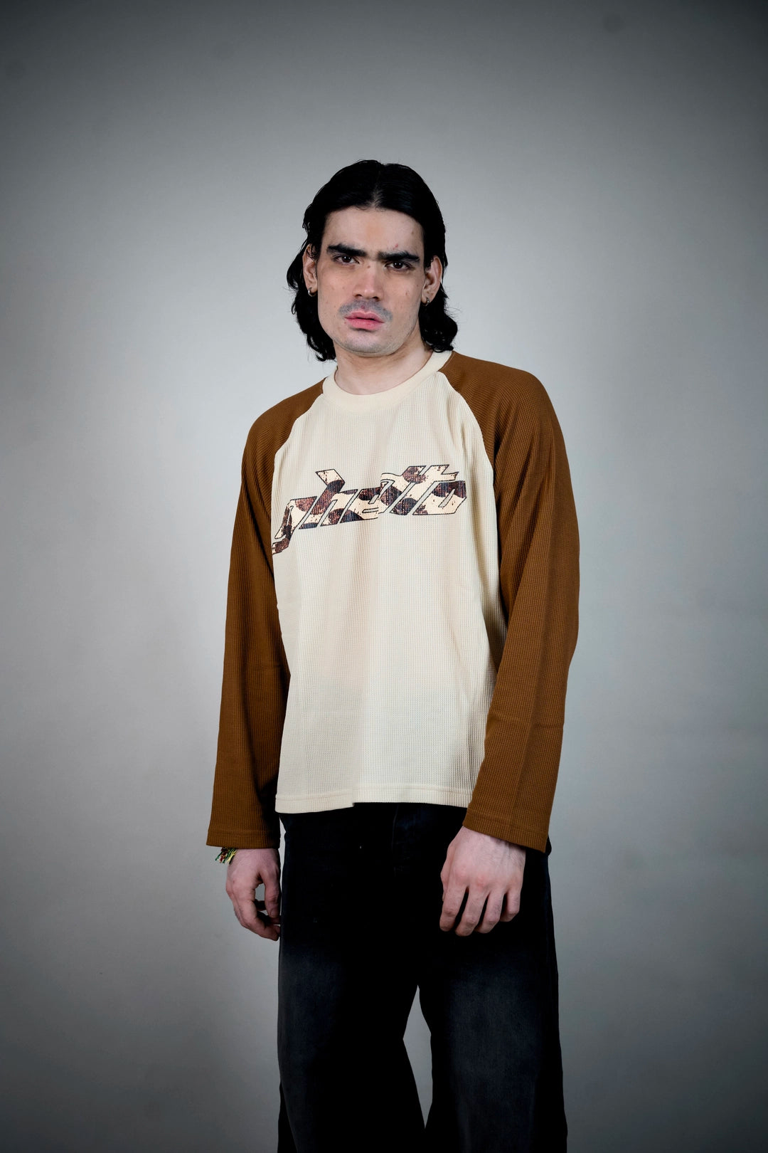 Ghetto Waffles Pack Raglan Long Sleeve – Waffle Knit Tee | Ghetto
